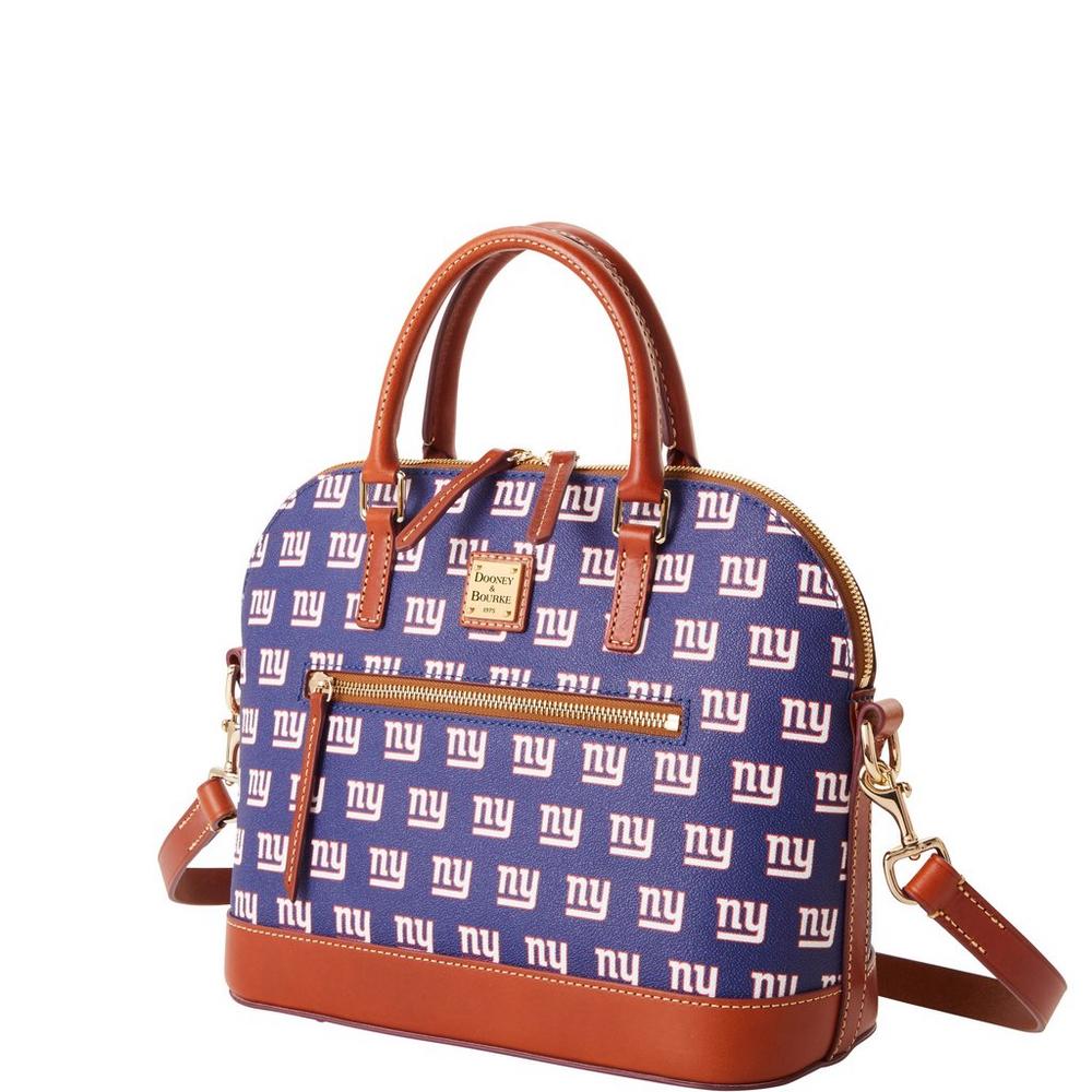 Dooney & Bourke New York Giants Signature Domed Zip Satchel Purse - Image 5