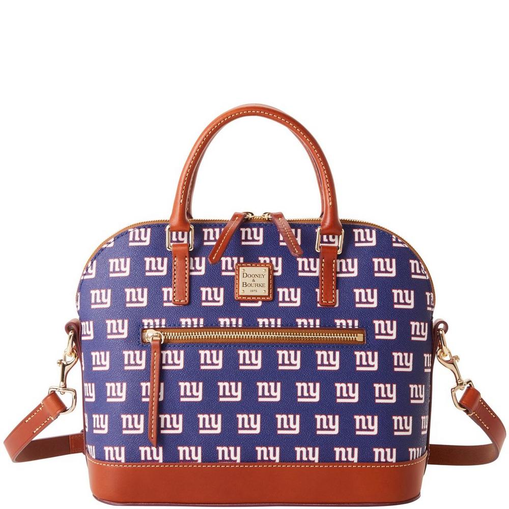 Dooney & Bourke New York Giants Signature Domed Zip Satchel Purse - Image 3