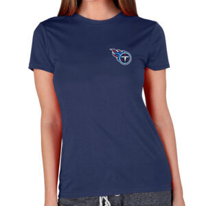 Women's Concepts Sport Navy Tennessee Titans Marathon Knit Lounge T-Shirt