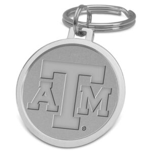 Silver Texas A&M Aggies Split-Wire Logo Key Ring