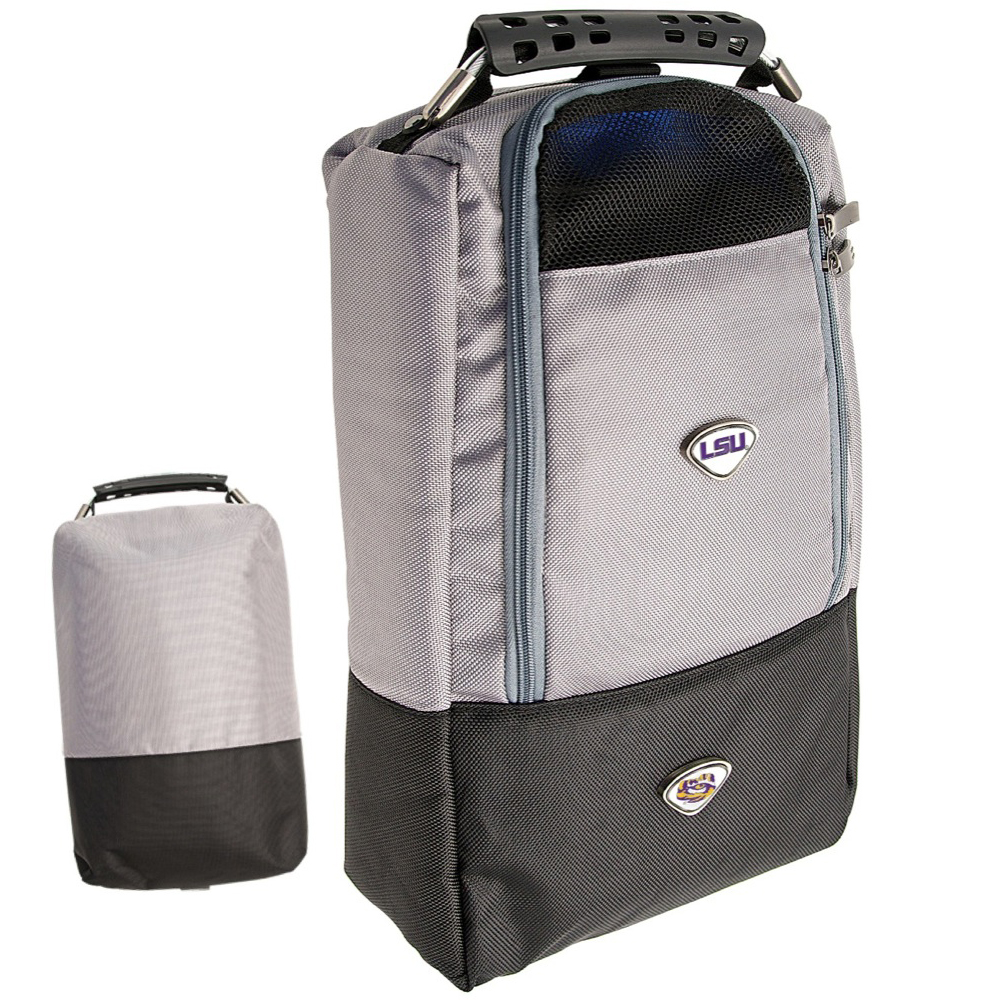 Black LSU Tigers Shoe Bag