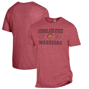 Men's Heathered Red Cal State Stanislaus Warriors The Keeper T-Shirt