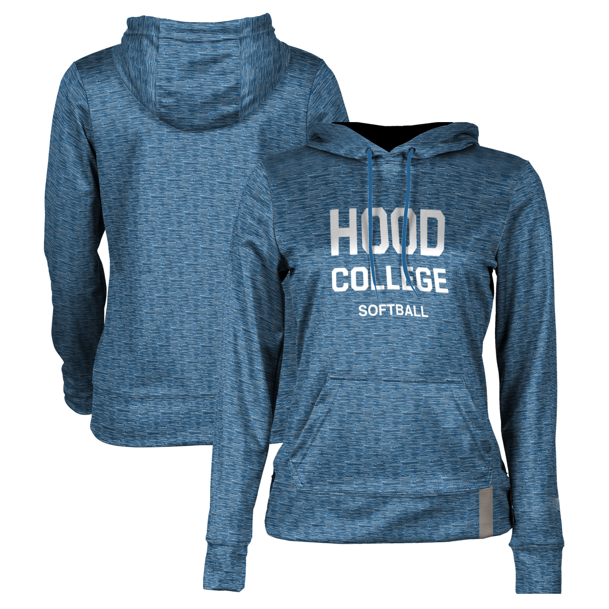 Women's Blue Hood College Blazers Softball Pullover Hoodie - Image 5