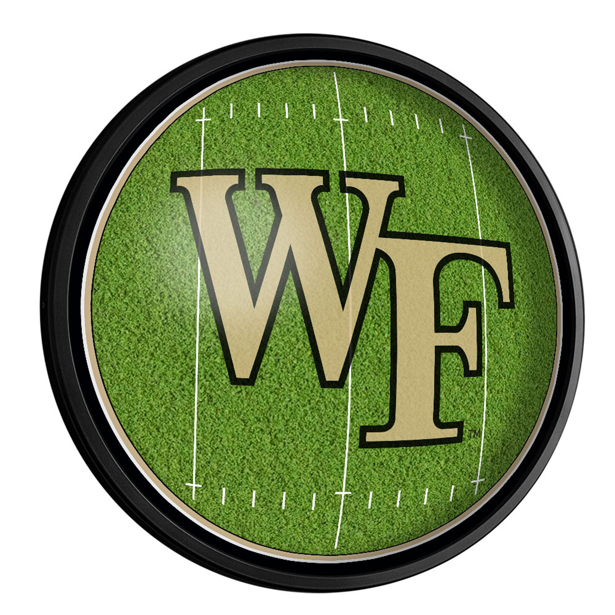 Wake Forest Demon Deacons Football 18'' Round Slimline Illuminated Wall Sign