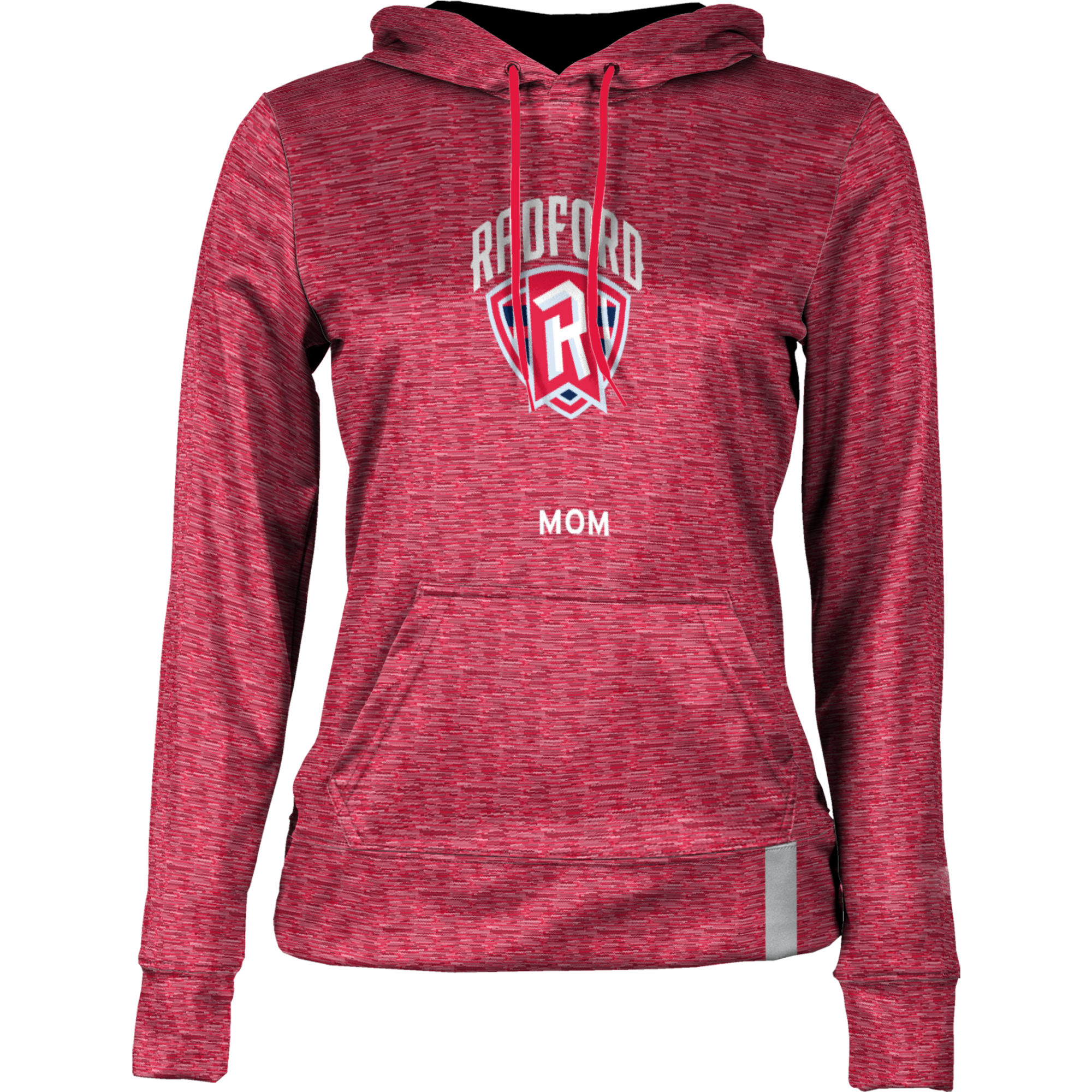 Women's Red Radford Highlanders Mom Pullover Hoodie - Image 6