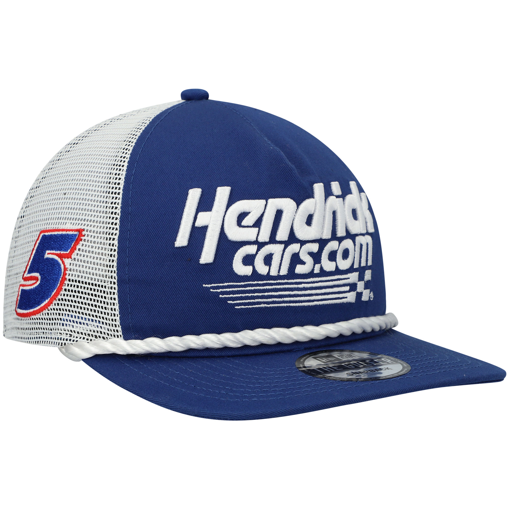 Men's New Era Royal/White Kyle Larson Golfer Snapback Hat