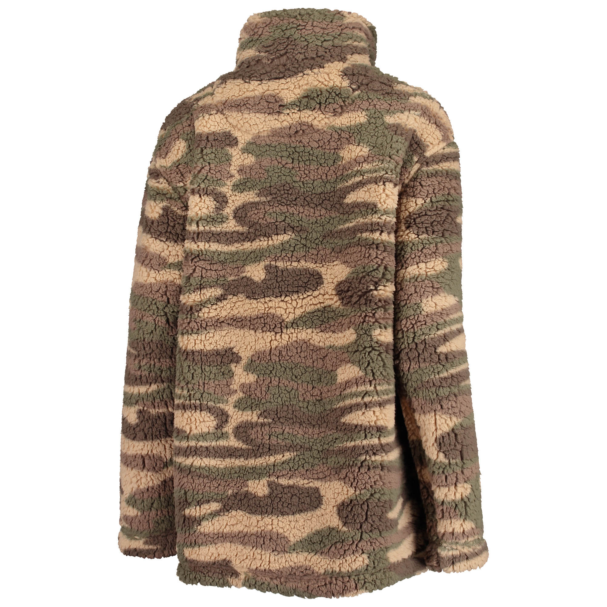 Women's G-III 4Her by Carl Banks Camo San Francisco Giants Sherpa Quarter-Zip Jacket - Image 4