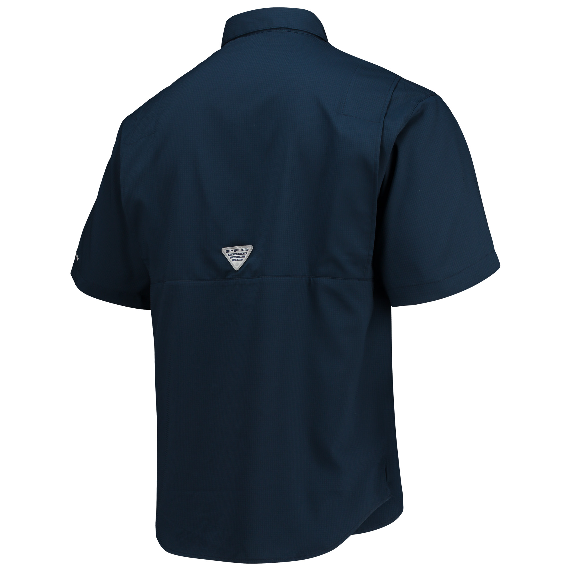 Men's Columbia Navy Tampa Bay Rays Americana Tamiami Omni-Shade Button-Down Shirt - Image 7