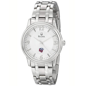 Men's Bulova  Silver Liberty Flames