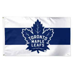 WinCraft Toronto Maple Leafs 3' x 5' Horizontal Stripe Deluxe Single-Sided Flag