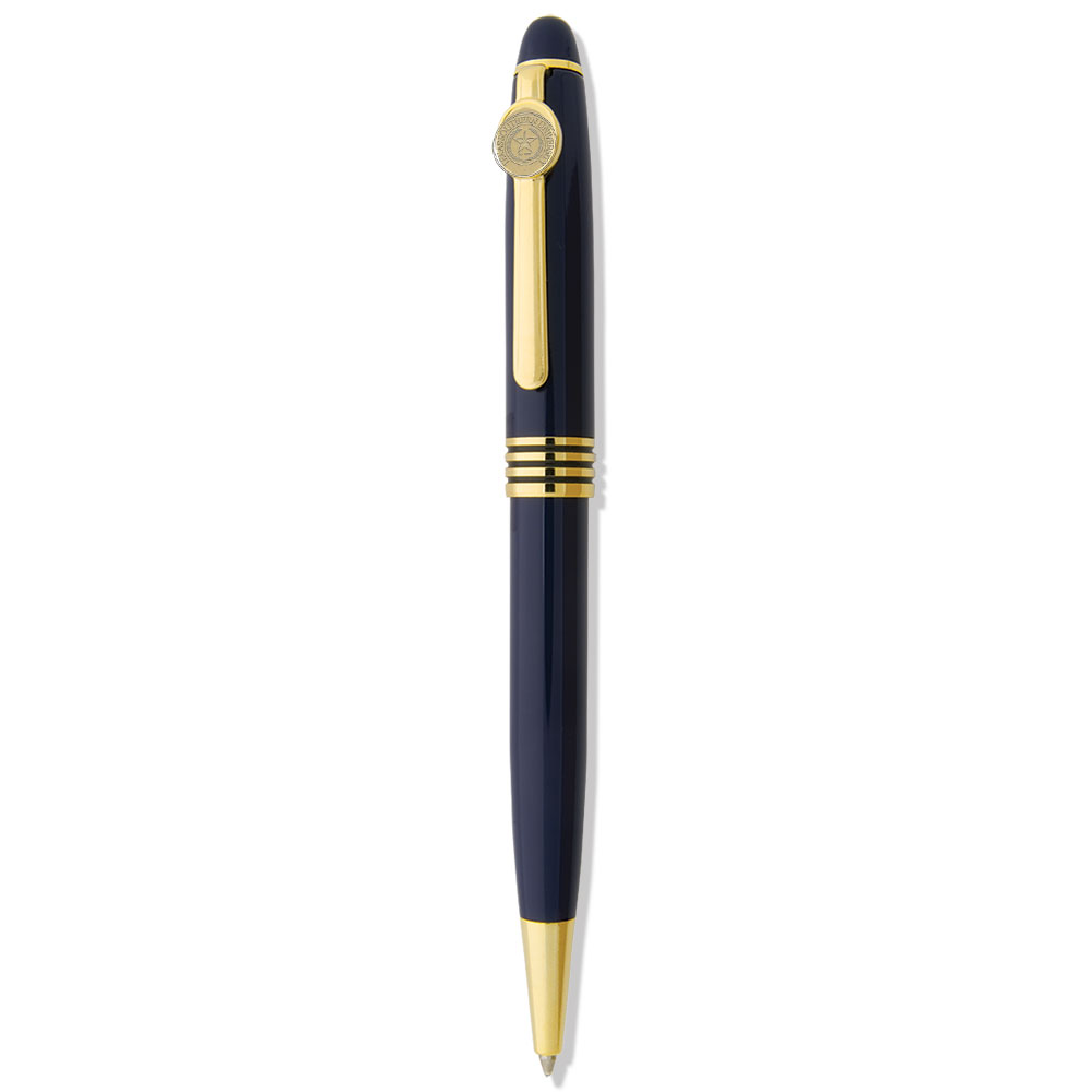Navy Texas Southern Tigers Logo Ball Point Pen