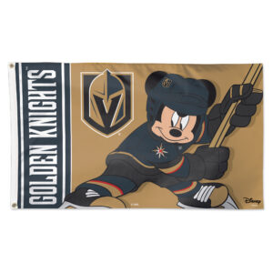 WinCraft Vegas Golden Knights 3' x 5' Mickey Deluxe Single-Sided Flag