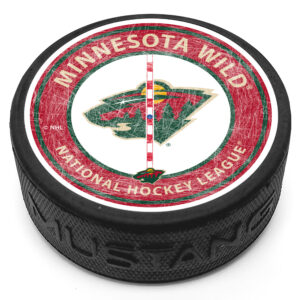 Minnesota Wild Center Ice Puck