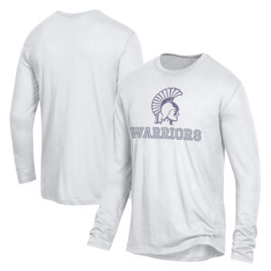 Men's Alternative Apparel White Winona State Warriors Keeper Long Sleeve T-Shirt