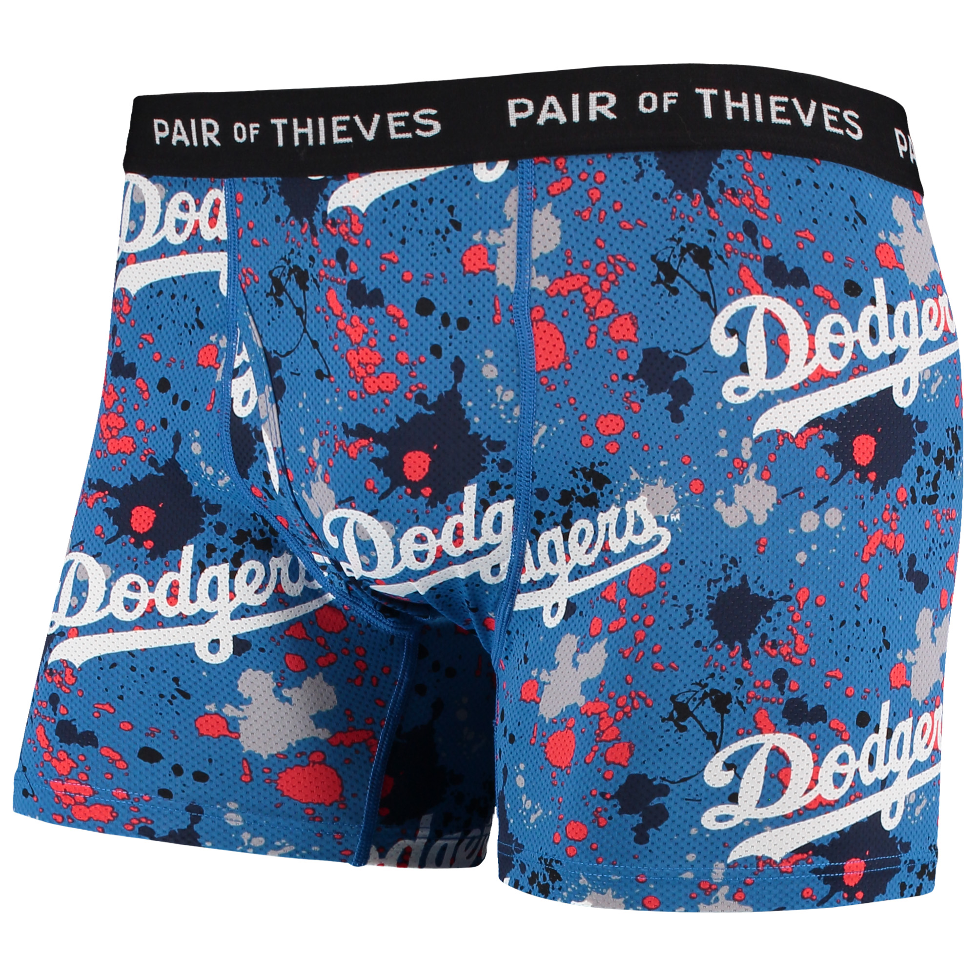 Men's Pair of Thieves Royal/Black Los Angeles Dodgers Super Fit 2-Pack Boxer Briefs Set - Image 8