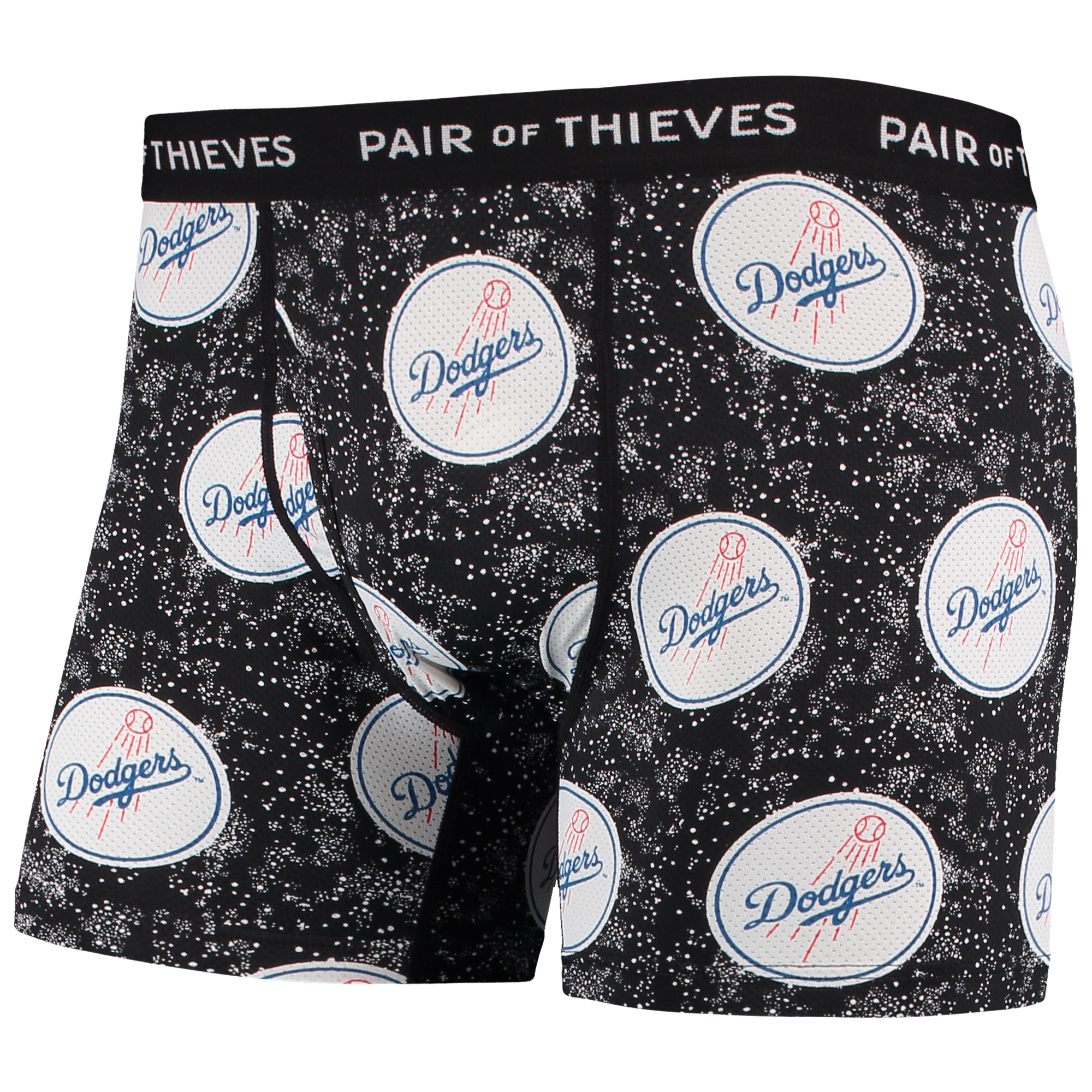 Men's Pair of Thieves Royal/Black Los Angeles Dodgers Super Fit 2-Pack Boxer Briefs Set - Image 5