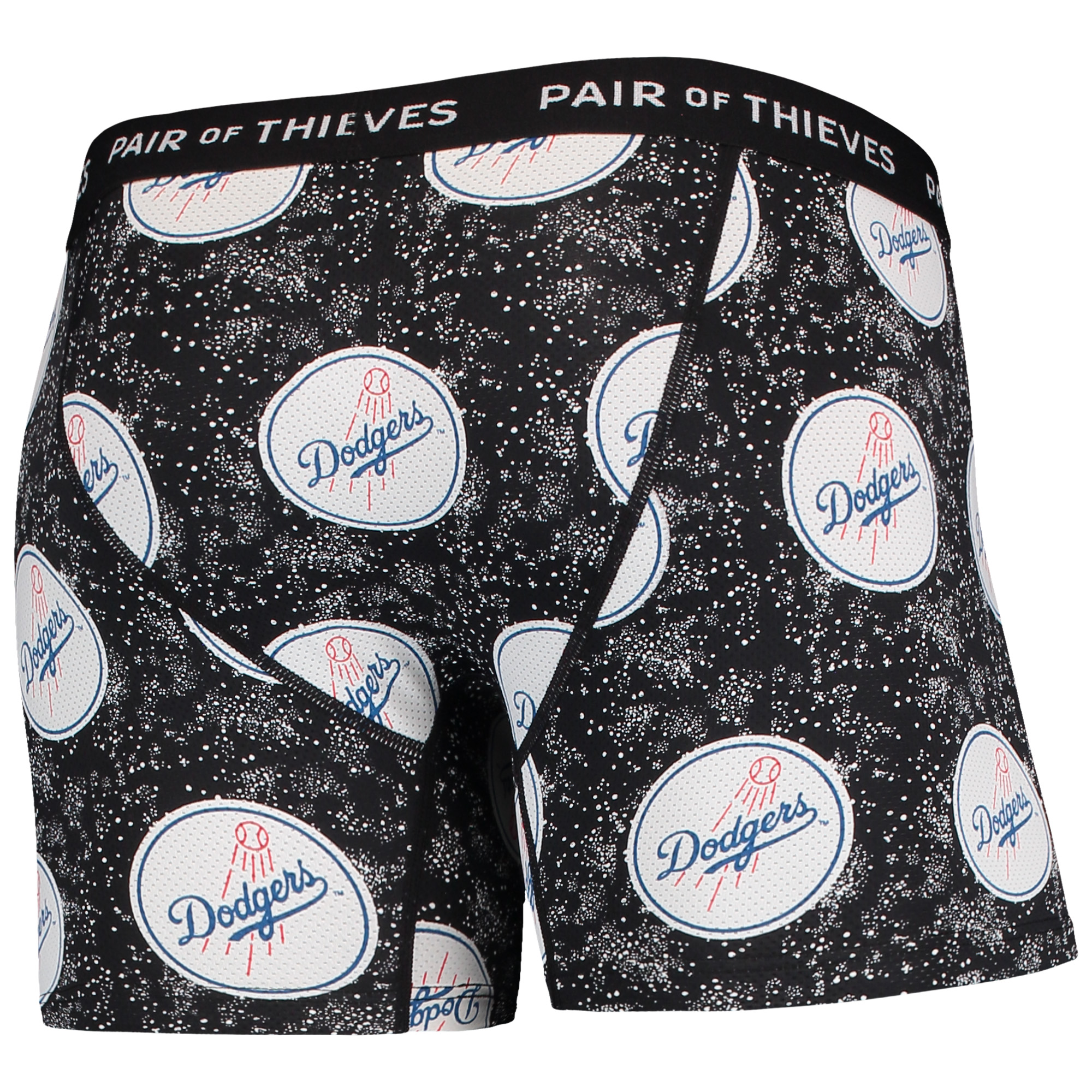 Men's Pair of Thieves Royal/Black Los Angeles Dodgers Super Fit 2-Pack Boxer Briefs Set - Image 6