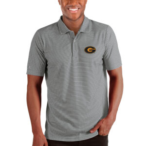 Men's Antigua Heathered Gray Grambling Tigers Esteem Polo