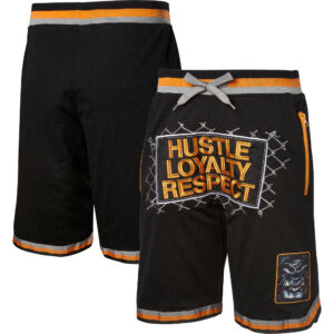 Men's Black John Cena Beware of the Dog Shorts
