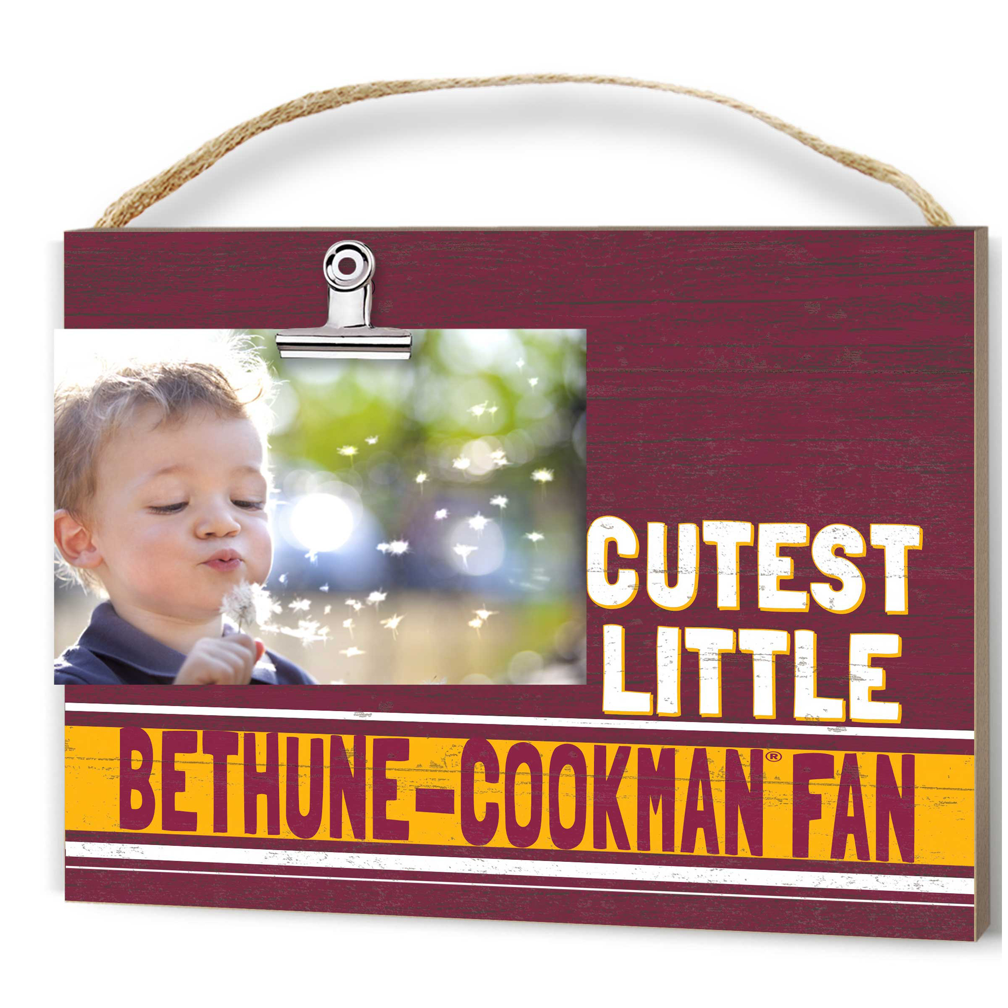 Bethune-Cookman Wildcats 8'' x 10'' Cutest Little Team Logo Clip Photo Frame - Image 2