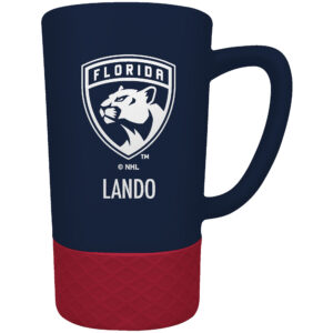 Florida Panthers Team Logo 16oz. Personalized Laser Etched Jump Mug