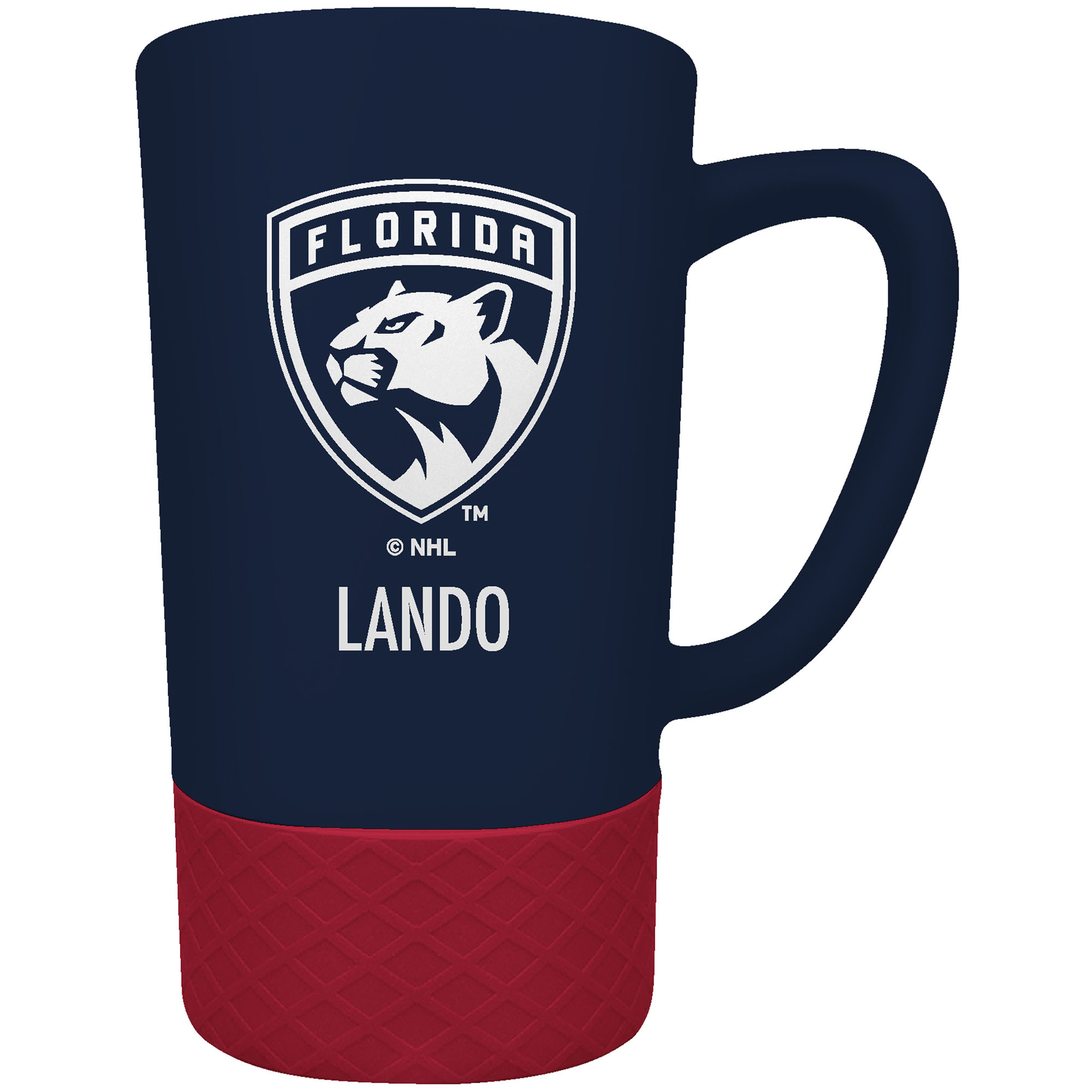 Florida Panthers Team Logo 16oz. Personalized Laser Etched Jump Mug