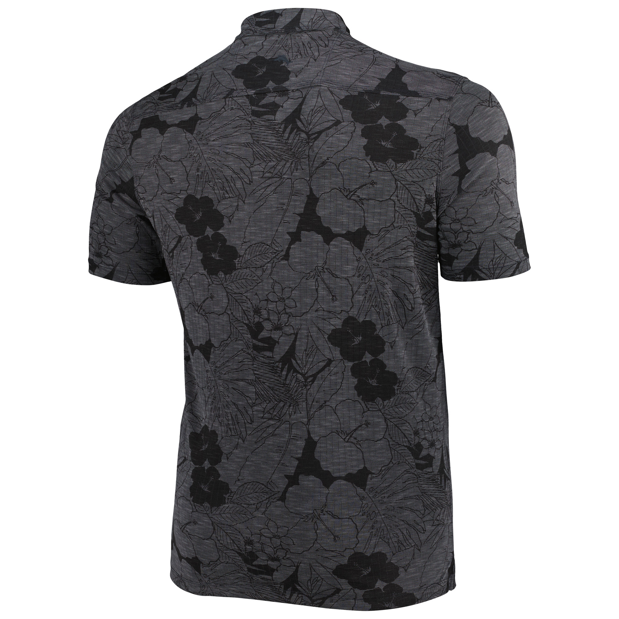 Men's Tommy Bahama Black Atlanta Falcons Big & Tall Miramar Blooms Polo - Image 9