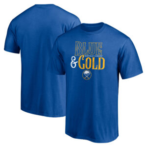 Men's Royal Buffalo Sabres Hometown Collection Push Ahead T-Shirt
