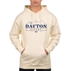 Men's Uscape Apparel Cream Dayton Flyers Standard Hoodie