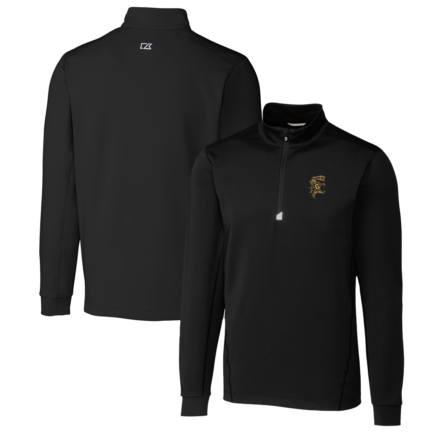 Men's Peter Millar Gray Fanatics Corporate Full-Zip Hoodie - Image 2