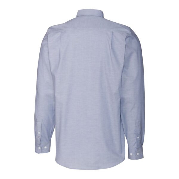Men's Cutter & Buck Light Blue Houston Oilers Throwback Logo Big & Tall Long Sleeve Stretch Oxford Button-Down Shirt - Image 7