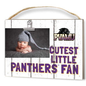 Prairie View A&M Panthers 8'' x 10'' Cutest Little Fan Weathered Team Logo Clip Photo Frame