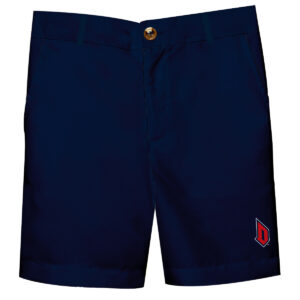 Toddler Navy Duquesne Dukes Structured Shorts