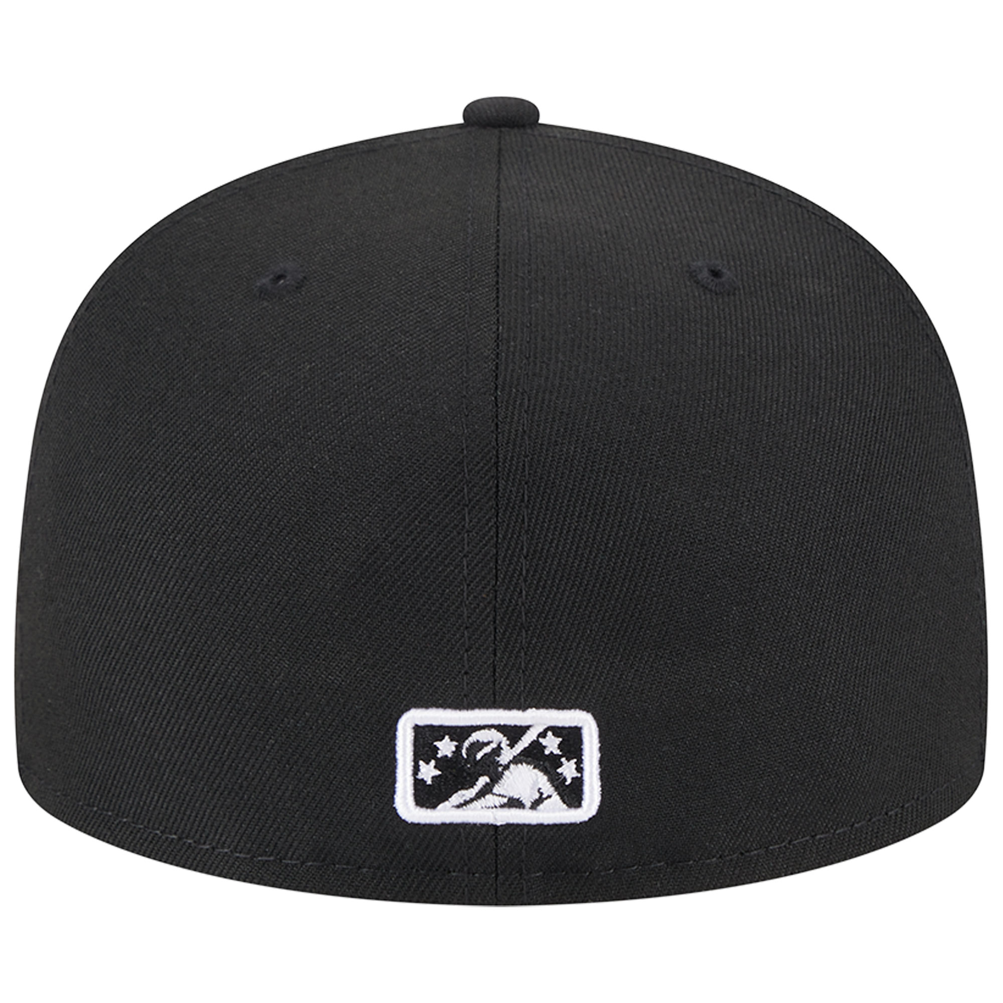 Men's New Era Black Carolina Mudcats Theme Nights Blackout 59FIFTY Fitted Hat - Image 5