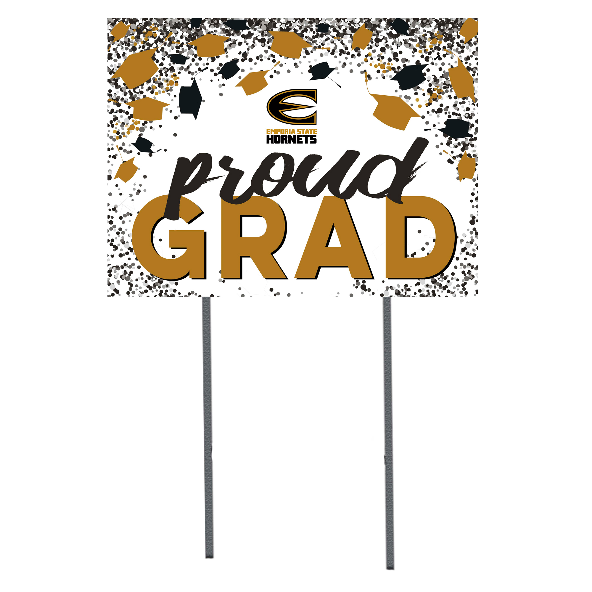 Emporia State Hornets Class of 2023 18" x 24" Yard Sign