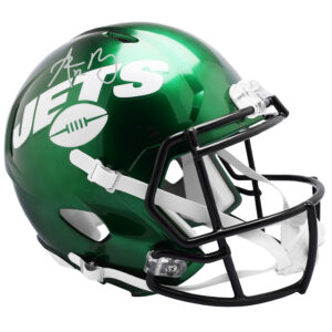 Aaron Rodgers New York Jets Autographed Riddell Speed Replica Helmet