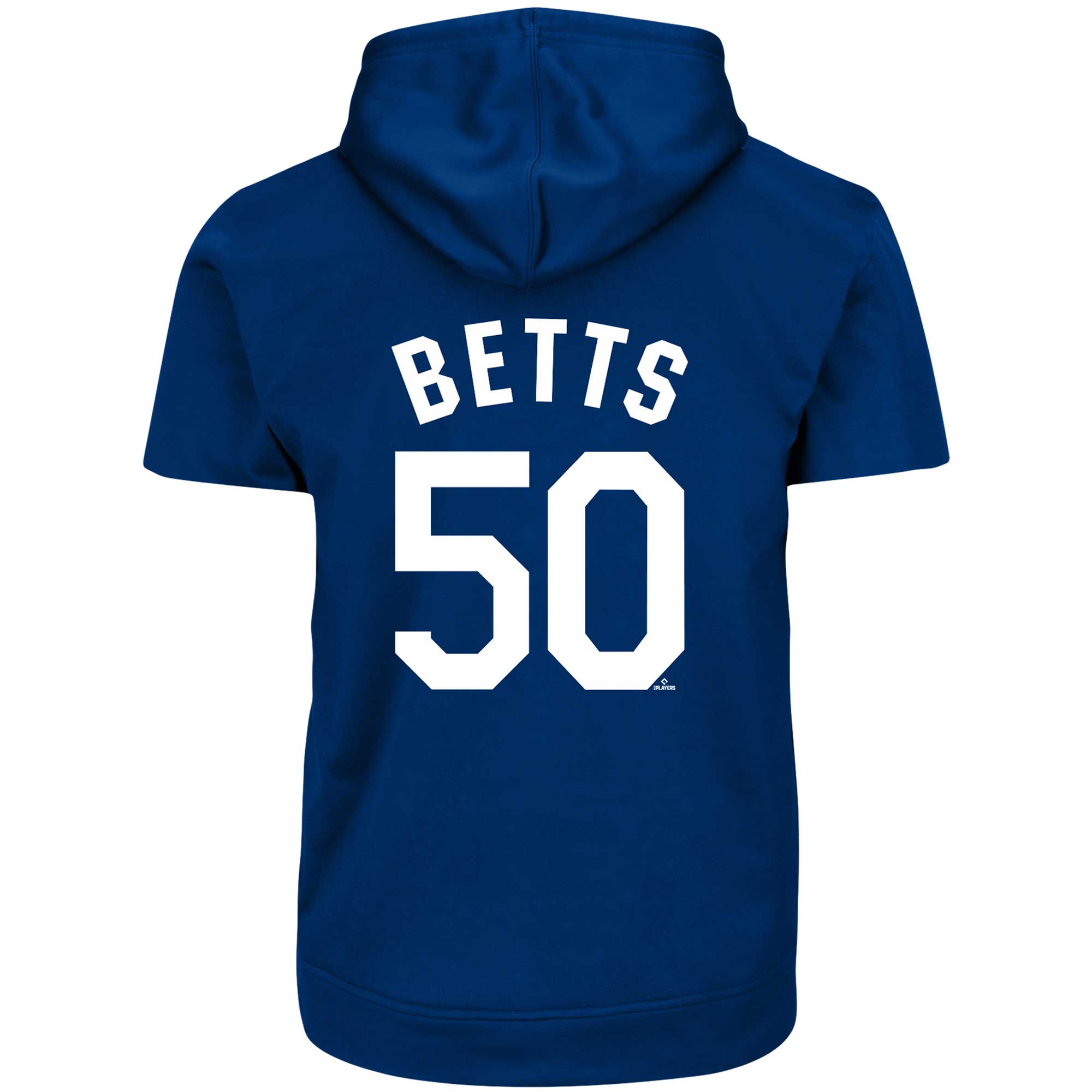 Men's Profile Mookie Betts Royal Los Angeles Dodgers Big & Tall Fleece Short Sleeve Hoodie - Image 4