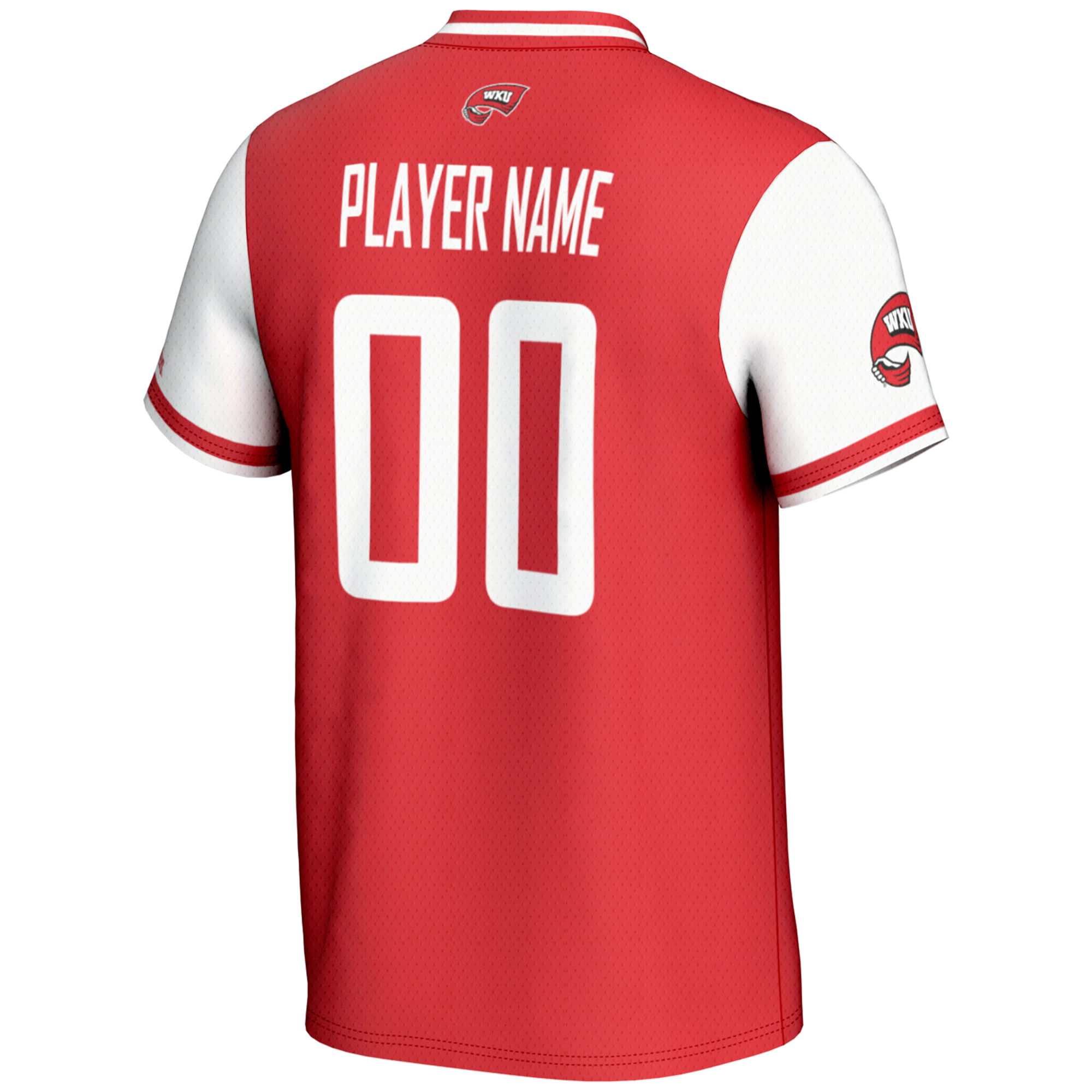Youth GameDay Greats Red Western Kentucky Hilltoppers NIL Pick-A-Player Lightweight Softball Jersey - Image 4