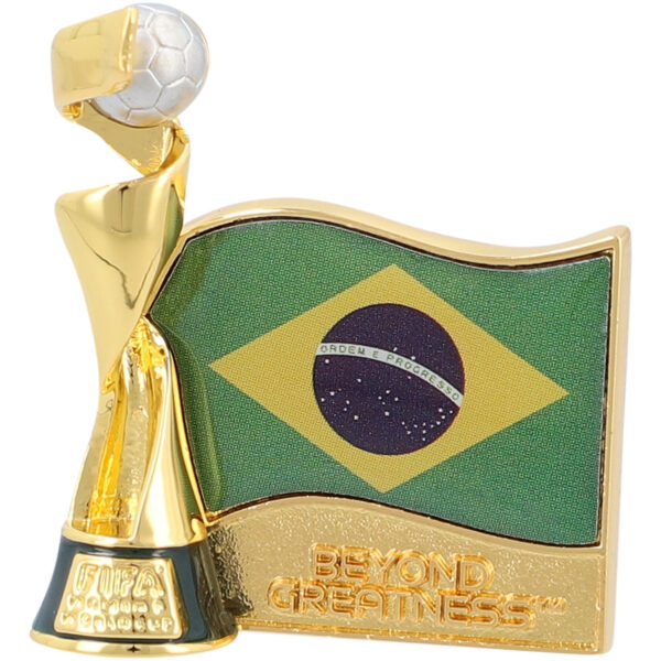 Brazil Women's National Team 2023 FIFA Women's World Cup Trophy Pin - Image 2