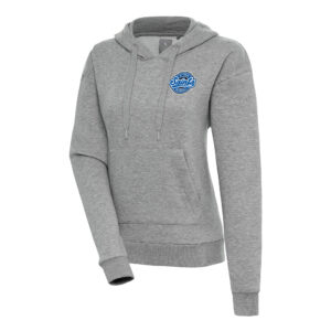 Women's Antigua  Heather Gray St. Paul Saints Victory Pullover Hoodie