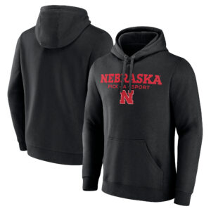 Men's Fanatics Black Nebraska Huskers Authentic Pick-A-Sport Pullover Hoodie