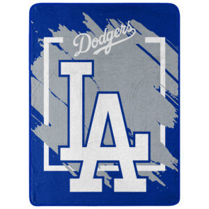 The Northwest Group  Los Angeles Dodgers 46" x 60" Dimensional Micro Raschel Plush Throw Blanket