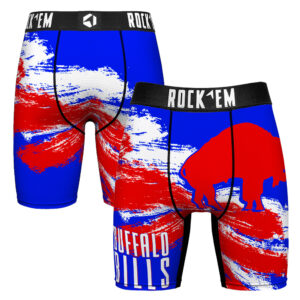 Men's Rock Em Socks  Buffalo Bills Gridiron Classic Paint Boxer Briefs