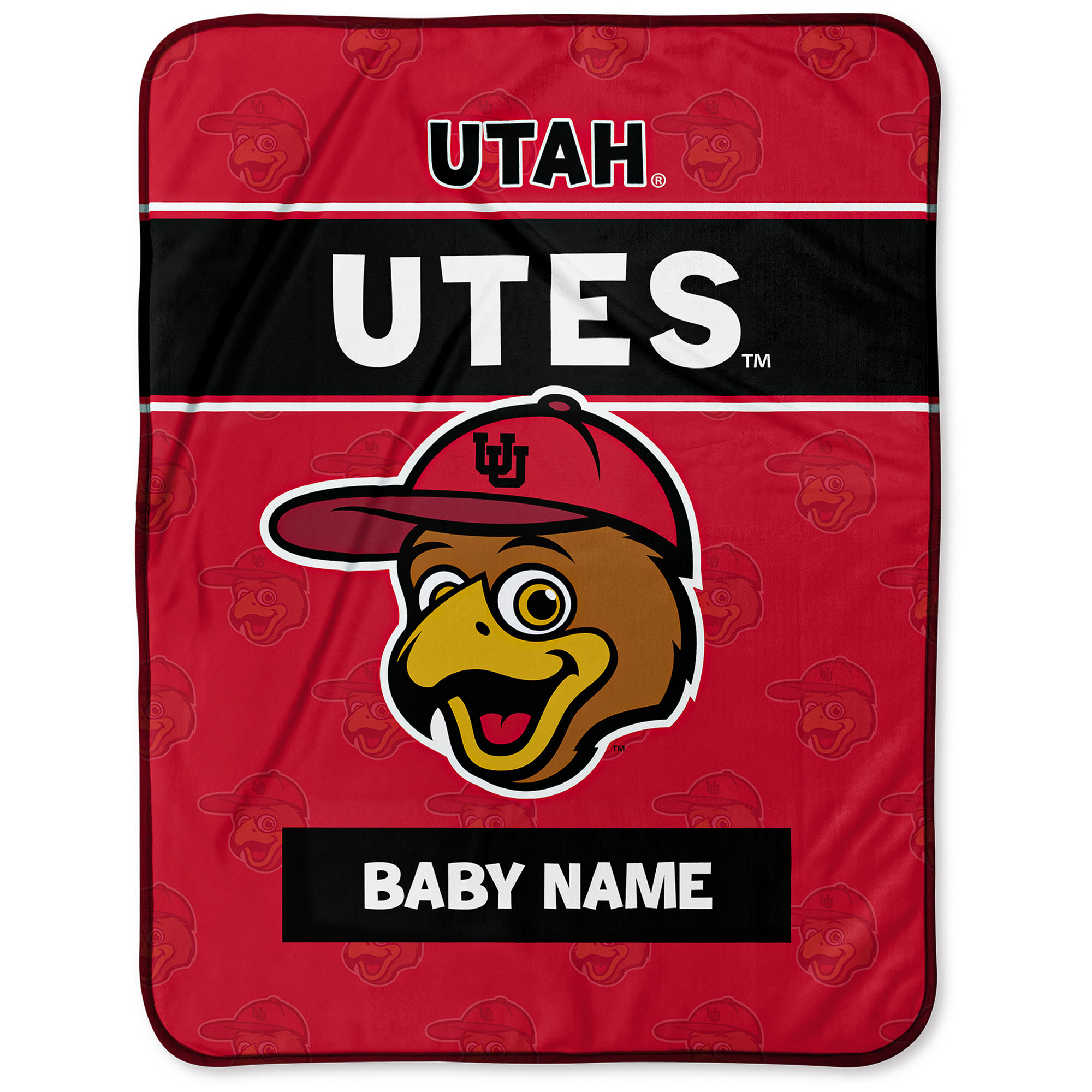 Infant Navy Minnesota Timberwolves Personalized Blanket - Image 2