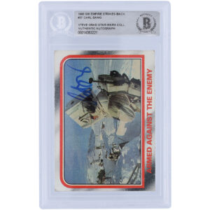 Carl Bang Star Wars Autographed 1980 Topps The Empire Strikes Back #37 BAS Authenticated Card