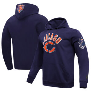 Men's Pro Standard  Navy Chicago Bears Classic Fleece Pullover Hoodie