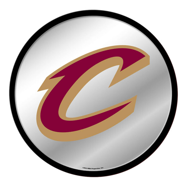 Cleveland Cavaliers 17.5" Modern Disc Mirrored Wall Sign