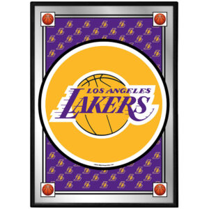 Los Angeles Lakers 27" x 19" Framed Mirrored Wall Sign