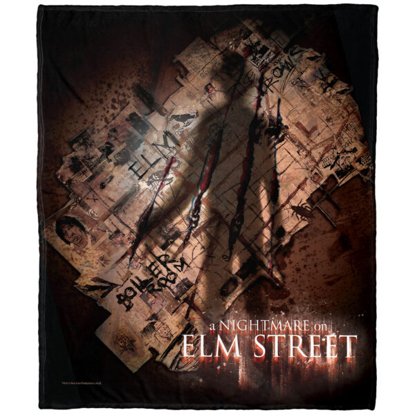 The Northwest Group  A Nightmare on Elm Street 50" x 60" Evidence Silk Touch Throw Blanket