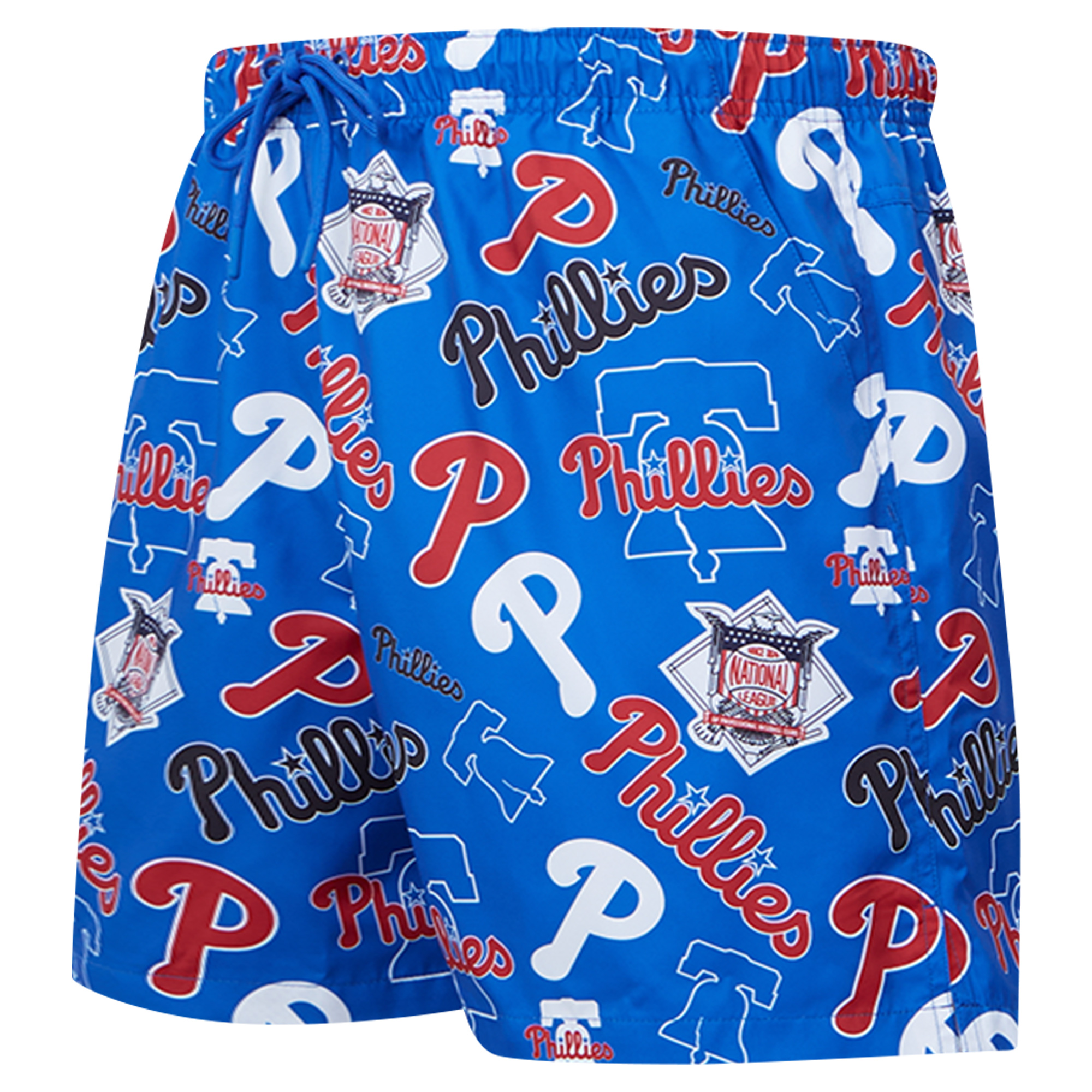 Men's Pro Standard Royal Philadelphia Phillies Toss Logo Woven Shorts - Image 3